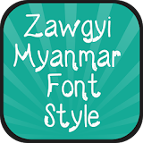 Zawgyi Myanmar Font Style icon
