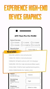 GFX Tool PUBG Pro (Advance FPS  Full Apk Download 5