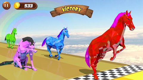 馬 おかしい 人種 3D 馬 一角獣 ゲームのおすすめ画像3