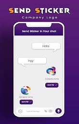 Sticker for company logo Maker