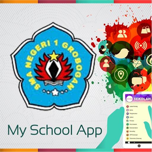 School App SMA Negeri 1 Grobog 1.0 Icon