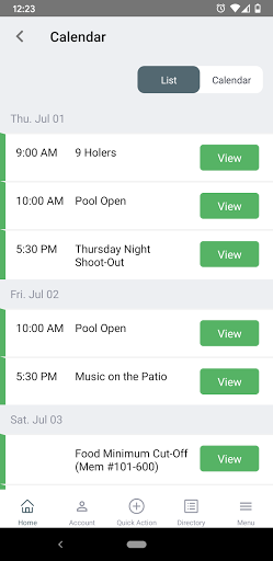 Cedarwood Country Club Screen 3