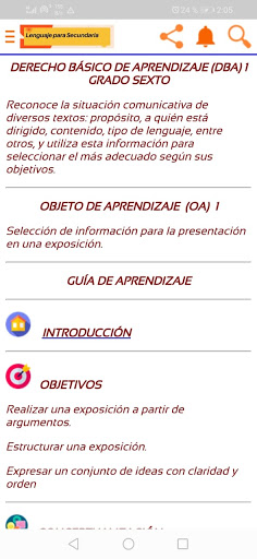 Lenguaje para Secundaria