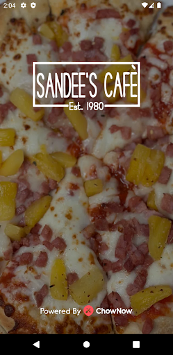 Android application San Dee's Cafe screenshort