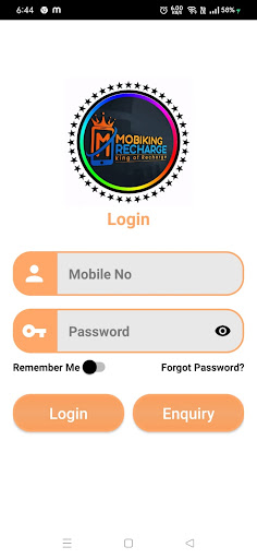 Mobiking Recharge Screen 2