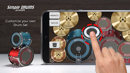 Imágen 3 Drums Maker: Batería virtual android