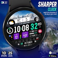 Sharper Clock - Watch Faceのおすすめ画像2