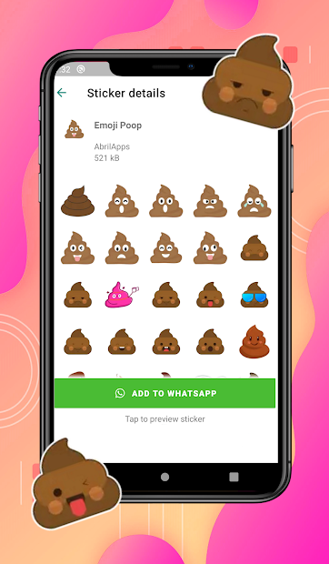 Captura de Pantalla 6 WAStickerApps Stickers Emoji android