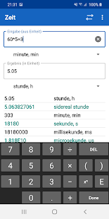 Einheitenumrechner - UCPro Screenshot