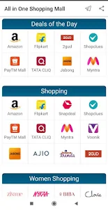 All in one shopping app