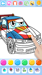 Monster Car and Truck Coloring