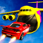 Car Stunts Battle Into Cargo Plane : Kids Games Apk