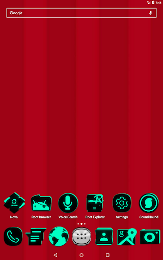 Flat Black and Teal Icon Pack ✨Free✨