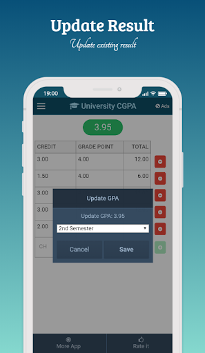 University CGPA Calculator screenshot 5