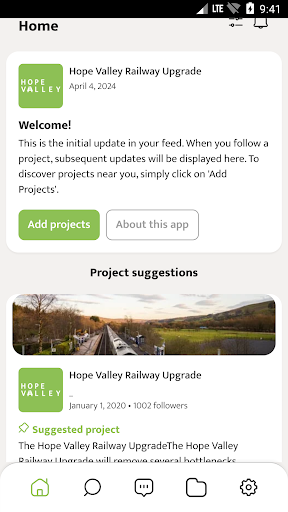 Android application Hope Valley Railway Upgrade screenshort