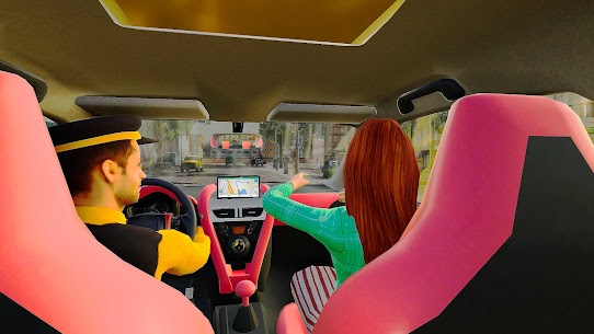 Free City Taxi Sim 2021  Crazy Cab Driver Game 3