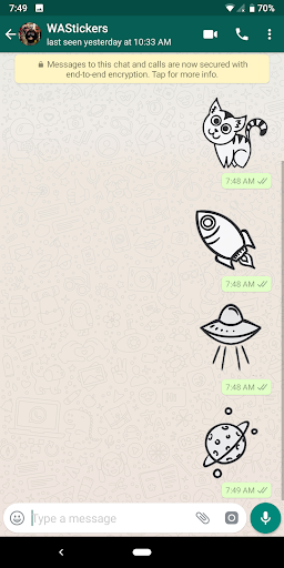 Sketch Stickers for Whatsapp Screen 2