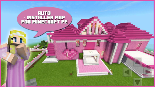 Map Pink Princess House for MCPE 1.2 APK screenshots 2