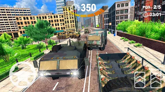Army Games - Racing Truck Game