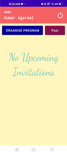 Invitation App Screen 3