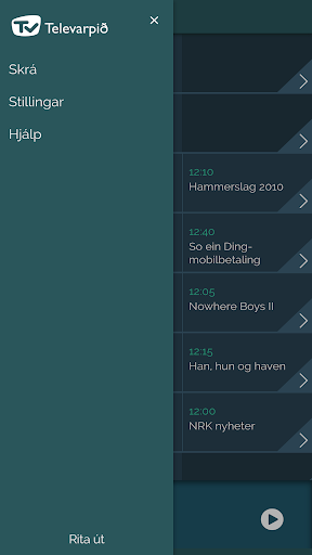 Televarp app til Android Screen 2