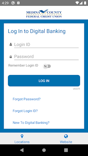 Android application Medina County FCU screenshort
