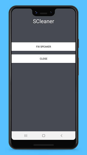 Android application SCleaner - Speaker Repair screenshort