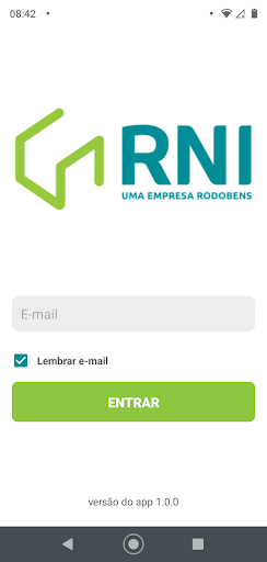 Android application App do Técnico RNI screenshort