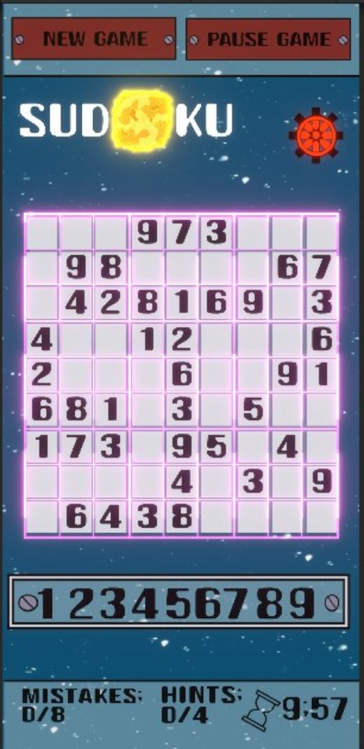 Android application Scarab Sudoku screenshot