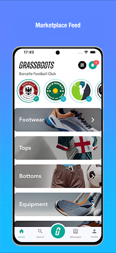Android application Grassboots screenshort
