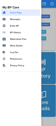 My BP Care Screen 2