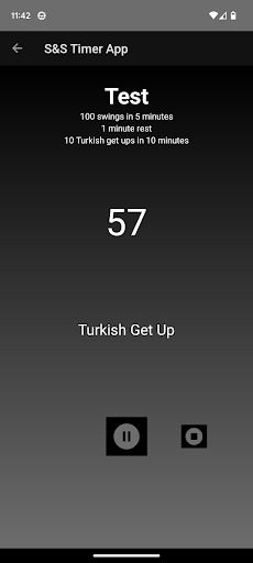 Android application Simple and Sinister Timer screenshort