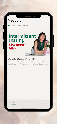 Android application Intermittent Fasting Women 40+ screenshort