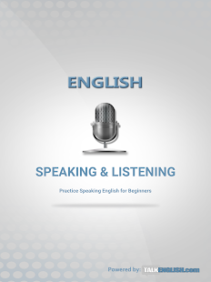 English Speaking Practice Screenshot