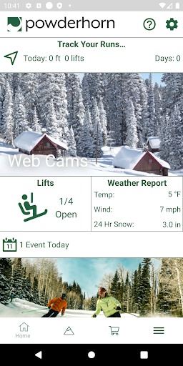 Android application Powderhorn Mountain Resort screenshort