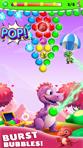 Dinos Rescue : Aim Bubbles Pop Screenshot