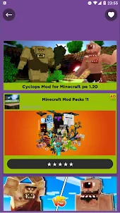 Cyclops Mod for Minecraft PE