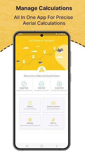 Screenshot of eZy Distance Calculator