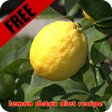 lemon detox diet recipe icon