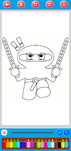 Superhero Ninja Coloring Pages