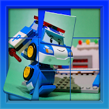 Puzzle Slide Robocar Toys icon