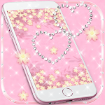 Cover Image of Download Theme Rose Gold Diamond 1.2.3 APK