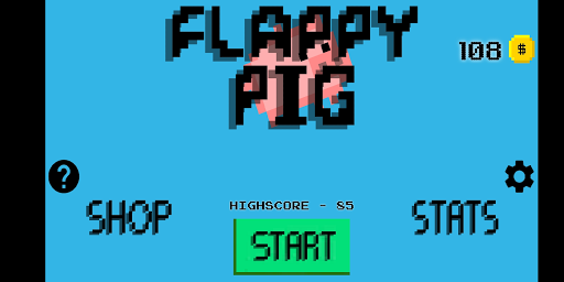 Android application Flappy Pig screenshort