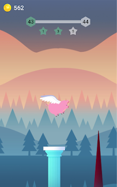 Bouncy Bird: カジュアル フラップ ゲームのおすすめ画像2