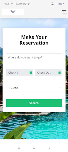Android application Venturebnb screenshort
