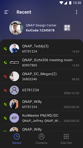 Android application KoiMeeter screenshort