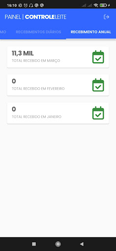 Painel - controleleite.com Screen 2