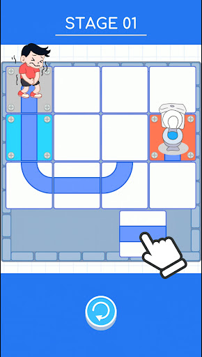 Android application Toilet Slide Puzzle screenshort