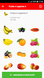 Figurinhas de Frutas e legumes - WAStickerApps