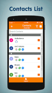 Contacts Backup & Restore Screenshot